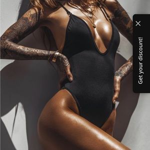 GOOSEBERRY One Piece Black swimsuits